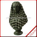 Carved Black Marble Woman Statue YL-T108